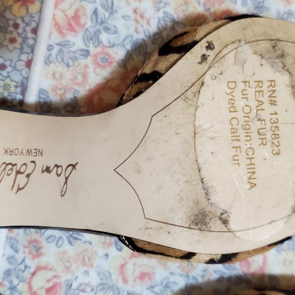 Authentic Sam Edelman calf fur shoes - Picture 2 of 3